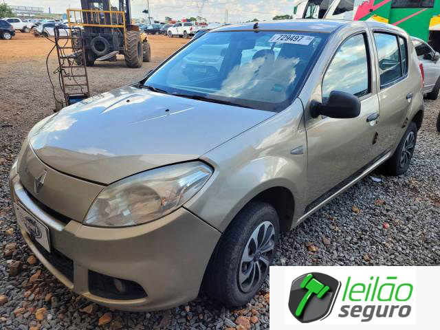 LOTE 012 RENAULT/SANDERO AUTENTIQUE 1.0 16V HI-FLEX 2012